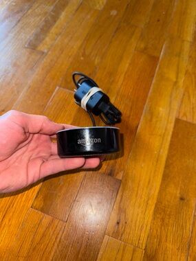 Amazon Dot Black with Amazon Cable